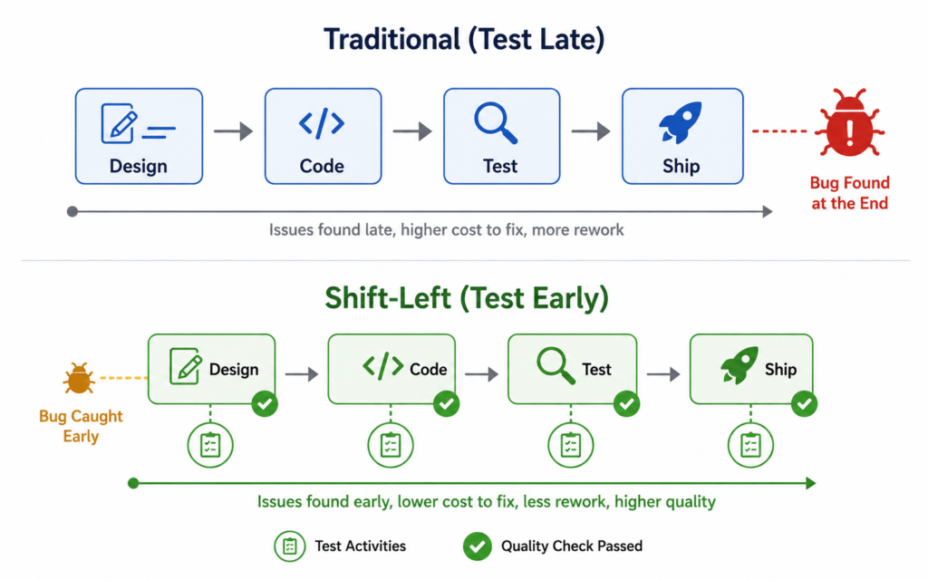 Shift-Left Testing, Testing Earlier Changes Everything

