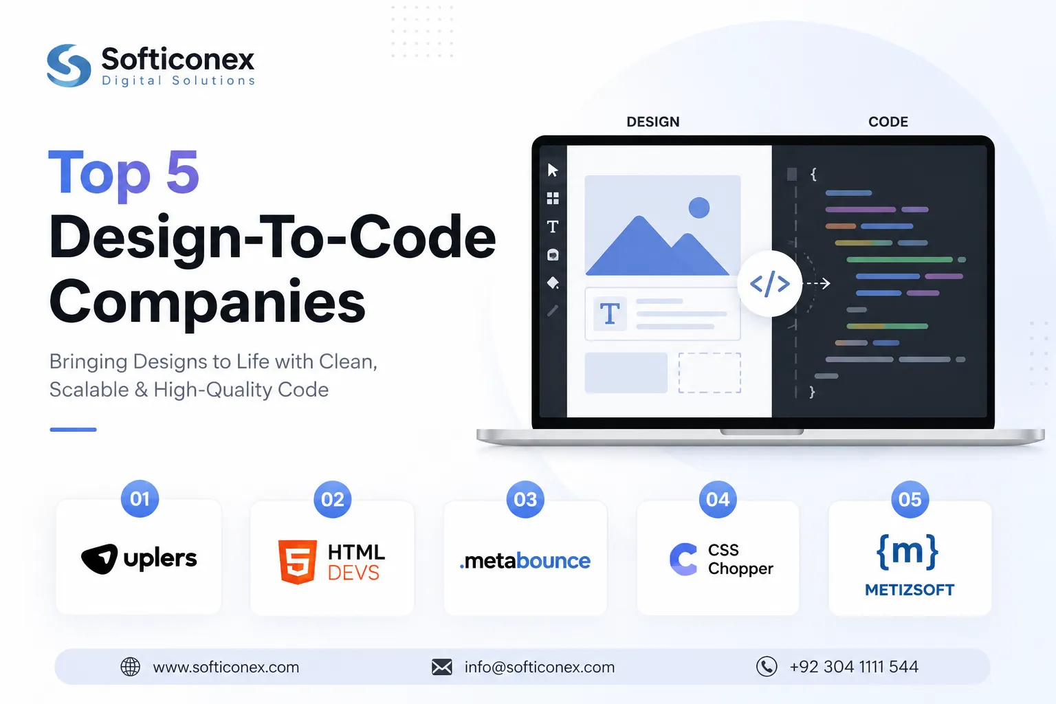 Top 5 Design-To-Code Companies in 2026