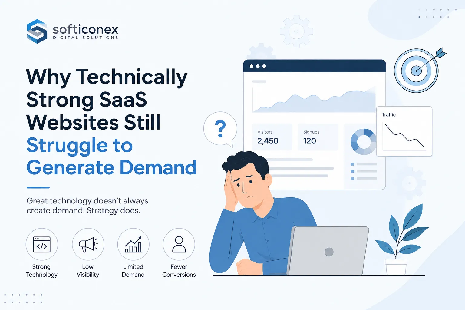 SaaS Websites Struggle to Generate Demand